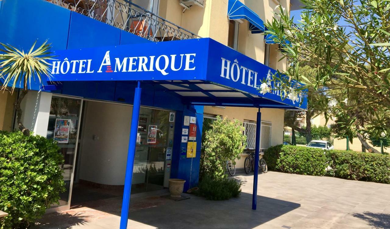 Amerique Hotel Palavas - Piscine - Plage Luaran gambar